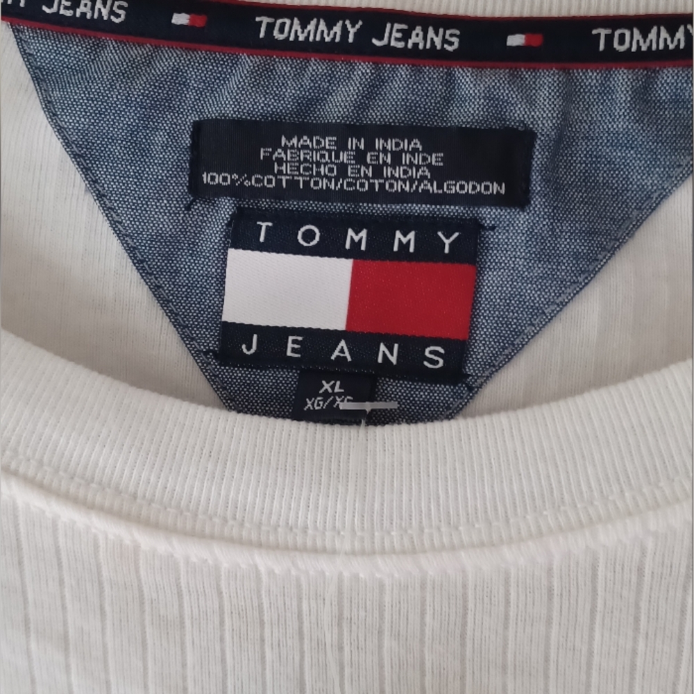 Vintage Tommy Jeans Colorblock T-Shirt - NWT - Picture 6 of 9